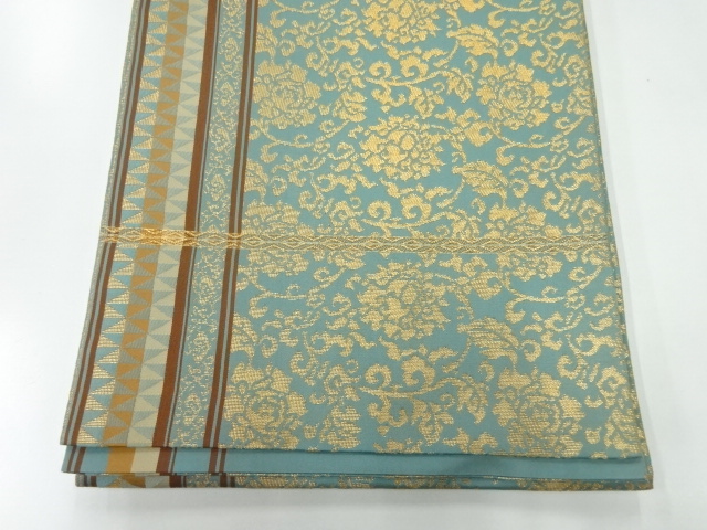 龍村晋　新品　正絹袋帯　期間限定お値下げ 着物・帯 ] - 袋帯 龍村晋謹製 大明風車筋牡丹文錦全通袋帯 | 宗 sou